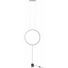REDO 01-2197 SLICK závesná/stojacia lampa D612mm LED 19W/1242lm 3000K čierna