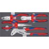 KNIPEX Sada klieští Basic chrómovaná s penovou vložkou 4-dielna KNIPEX