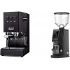 Gaggia New Classic EVO, black + Eureka Atom W 75, black