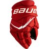 Hokejové rukavice Bauer Vapor FLYPRO Red Junior 11 palcov