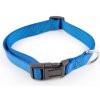 COBBYS PET Nastaviteľný textilný obojok 2,0x35-50cm modrý