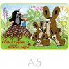 Omaľovánka A5 Akim - Krtko a zajko