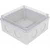 Tracon Transparentná montážna krabica 150x150x70mm IP55 MED15157T