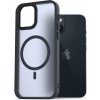 Kryt na mobil AlzaGuard Matte Case Compatible with MagSafe pre iPhone 14 tmavomodrý (AGD-PCMM45L)