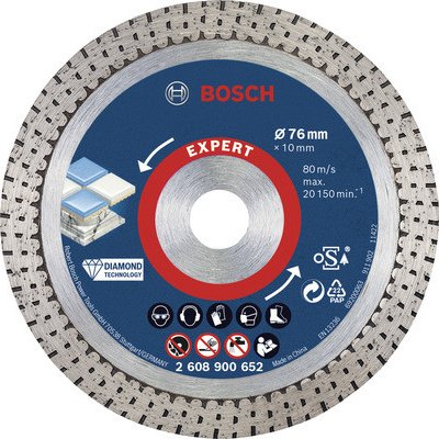 Diamantový rezací kotúč Bosch Expert HardCeramic Ø 76 x 10 mm