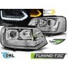 Tuning-tec SVETLOMETY TUBE LIGHT T6 LOOK CHROME pasuje na VW T5 2010-2015