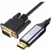 CO2 KÁBEL HDMI - VGA ADAPTÉR KONVERTOR FULL HD 1080P 60HZ 1 M