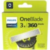 Náhradné čepele Philips OneBlade QP430/50, originálne, 3 ks
