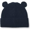 Liewood Vlnená čiapka Miller s uškami Midnight navy