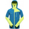 ALPINE PRO ESPRIT Modrá/Tyrkysovo modrá PÁNSKA SOFTSHELLOVÁ BUNDA S MEMBRÁNOU XL