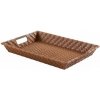 MAKRO - Podnos imitácia Rattanu, 35x6x47,5cm, rôzne farby, umelá hmota