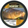 Sema Vlasec Carp Camo Zelená 1200 m-Priemer 0,25 mm / Nosnosť 8,4 kg