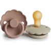 CUMLÍKY FRIGG DAISY BLUSH/ CREAM, 0-6M, KAUČUK