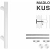 Madlo na dvere FT - MADLO kód K00 Ø 25 mm UN ks BIM - biela matná (FBO) | MP-KOVANIA.sk