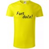 Furt dačo - Tričko z organickej bavlny - L ( Citrónová )