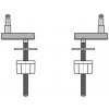 Ravak Závesy pre WC sedadlo SLIM (2ks) X01678 1 set