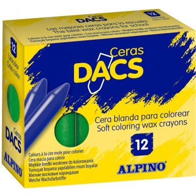 Alpino Balenie 12 voskoviek DACs okrová