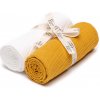 T-tomi Mušelínové plienky White - mustard