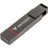 Verbatim Dual QuickStick 256GB sivá / Flash Disk / USB-AUSB-C 3.0 / čítanie: až 530MBs / zápis: až 470MBs (32041)
