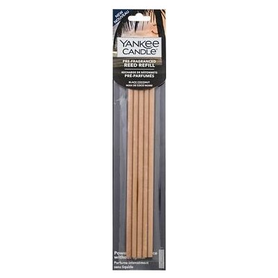 Yankee Candle Black Coconut Pre-Fragranced Reed Refill 5 ks náhradní vonné tyčinky do difuzéru