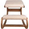 Ergonomická Stolička na Korekciu Správneho Držania Tela Domov aj do Kancelárie - Biela Dub