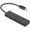 USB Hub i-tec USB-C / 4x USB 3.0 (C31HUB404) čierny