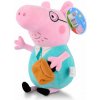 Plyšák Otecko s taškou Peppa Pig 30 cm