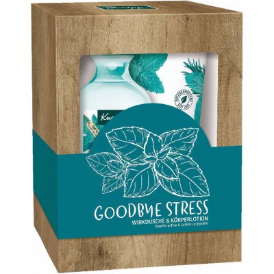 Kneipp Goodbye Stress sprchový gél 250 ml + telové mlieko 200 ml, kozmetická sada