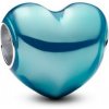 Prívesok PANDORA Metalické svetlo modré srdce | PAN793337C06 | 793337C06 | 5700303192260