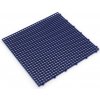 Modrá plastová terasová dlažba Linea Flextile - dĺžka 39 cm, šírka 39 cm, výška 0,8 cm