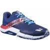 Pánske paddle topánky Babolat Movea 2 - dark blue/chilli red - Modrý (44,5)