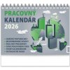 Stolový kalendár riadkový 21 x 15 cm - Pracovný malý 2026