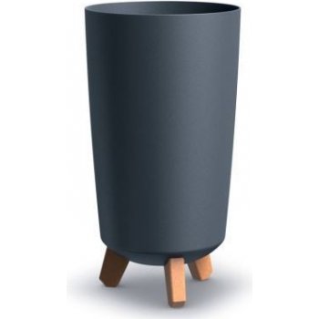 3x Tubus Prosperplast Slim Effect in plastica CON serbatoio in colore Antracite, 28,6 (altezza) x 15 (larghezza) x 15 (profondità) cm | Leroy Merlin