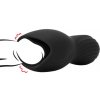 Loveline Vibrating Masturbator Sleeve Licorice Black
