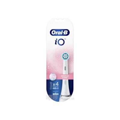 Oral-B iO GENTLE CARE White čistiace náhradné hlavice 1x4 ks