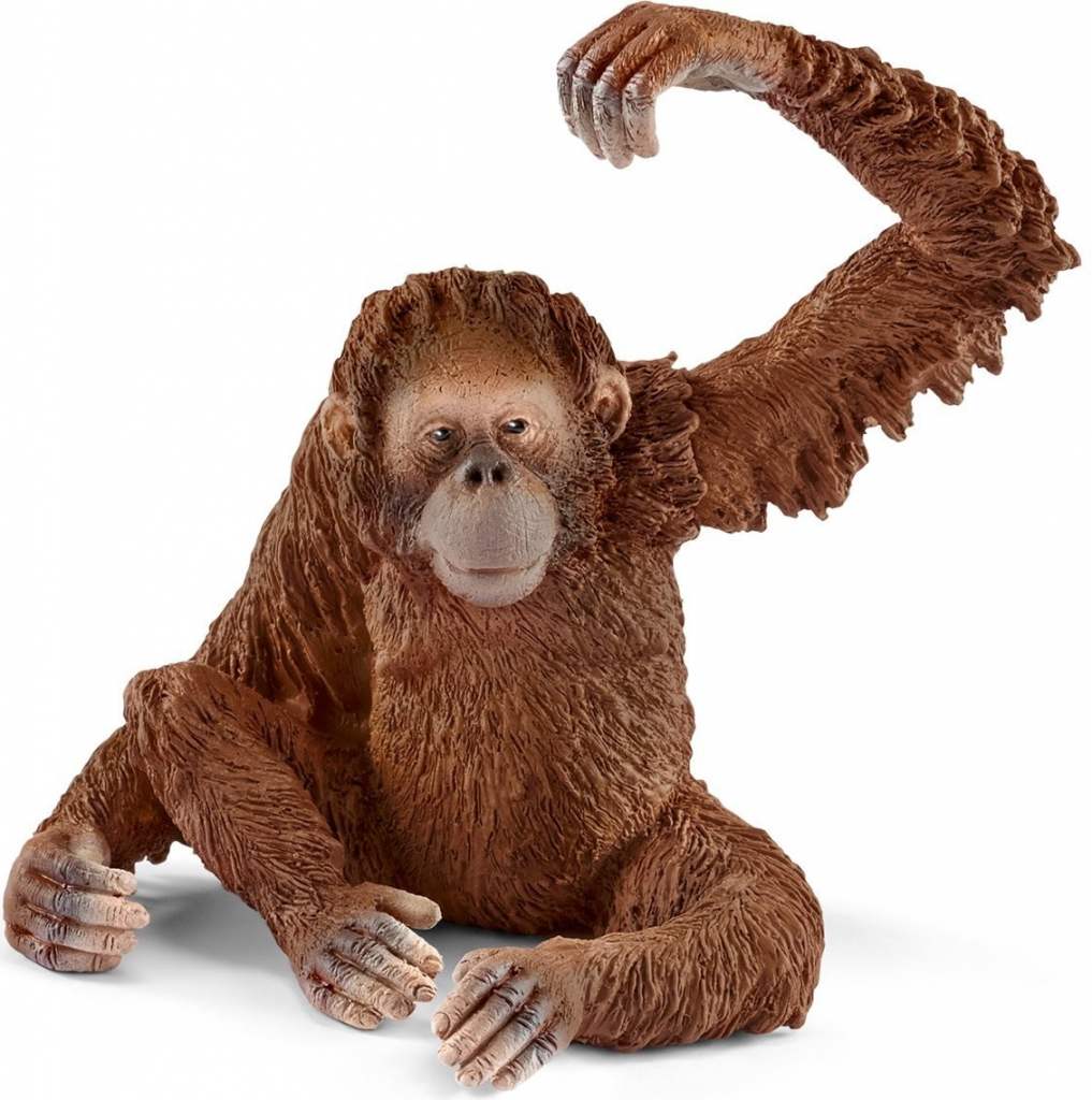 Schleich 14775 divoké zvieratko opica orangutan samica