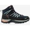 Turistické topánky dámske CMP Rigel Mid WP - blue/giada/peach