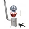 Home Cook kotlík na guláš meď 1,2 mm 14 l, pokrievka nerez 41 cm INOX, Home Cook kotlina nerez 36 cm TOPLUX, KEMPER liatinový plynový horák (varič) 7 kW, vareška 50 cm SMREK