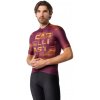 Castelli Stratus Logo jersey Deep bordeaux/ Winter sky