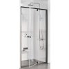 Ravak Pivot sprchové dvere 110 cm výklopné čierna matná/priehľadné sklo 03GD0300Z1