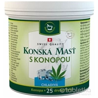 Herbamedicus GmbH KONSKÁ MASŤ S KONOPOU CHLADIVÁ 250ml