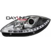 DAYLINE predné svetlá Seat Leon 1P 05-09 chróm