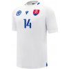 MACRON Oficiálny reprezentačný dres Slovensko 2024/25 biely dámsky s potlačou Veľkosť: XL