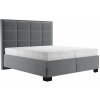 Manželská posteľ 180x200 Blanar SABRINA, sivá