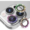 SES Trblietavé ochranné sklo na šošovku fotoaparátu a kamery pre Apple iPhone 11 Pro 16482 dúhové