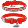 COLLAR Brilliance lakovaný kožený obojok