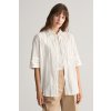 KOŠEĽA GANT REL LUXURY OXFORD STRIPE SS SHIRT EGGSHELL