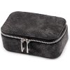 Malá šperkovnica na zips 8x13x6 cm - 1 ks 1 šedá kalná