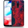 Picasee silikónový čierny obal pre Xiaomi Redmi 8 - Organic red