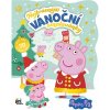 JIRI MODELS Najkrajšie vianočné omaľovánky so samolepkami Prasiatko Peppa